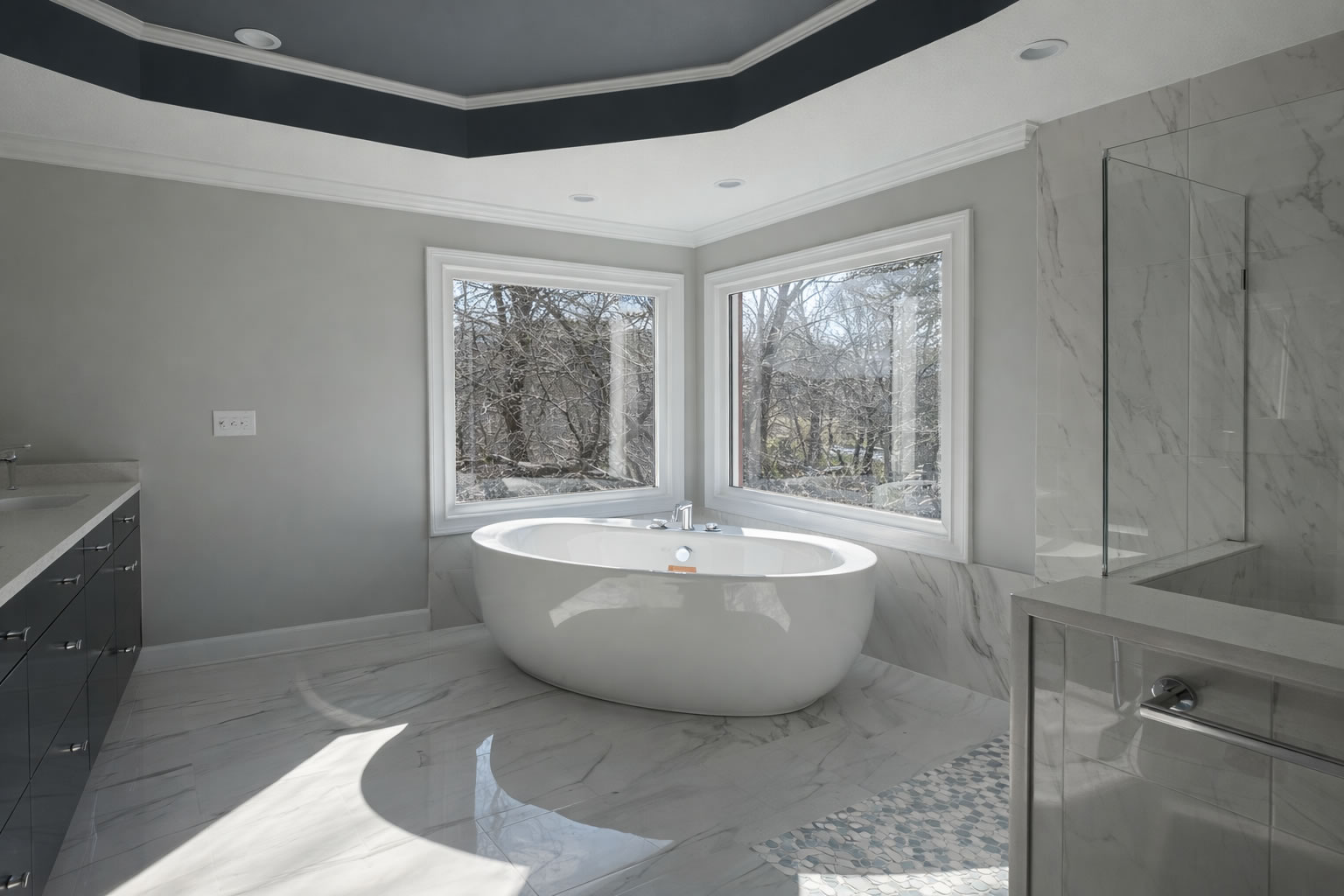 A Bathroom remodel designed by Simone Feldman Designs
